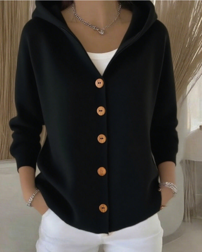 Alessia | Cardigan in Maglia con Cappuccio