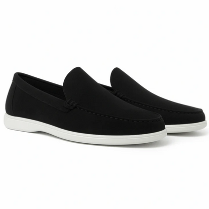 Mocassini casual in pelle scamosciata
