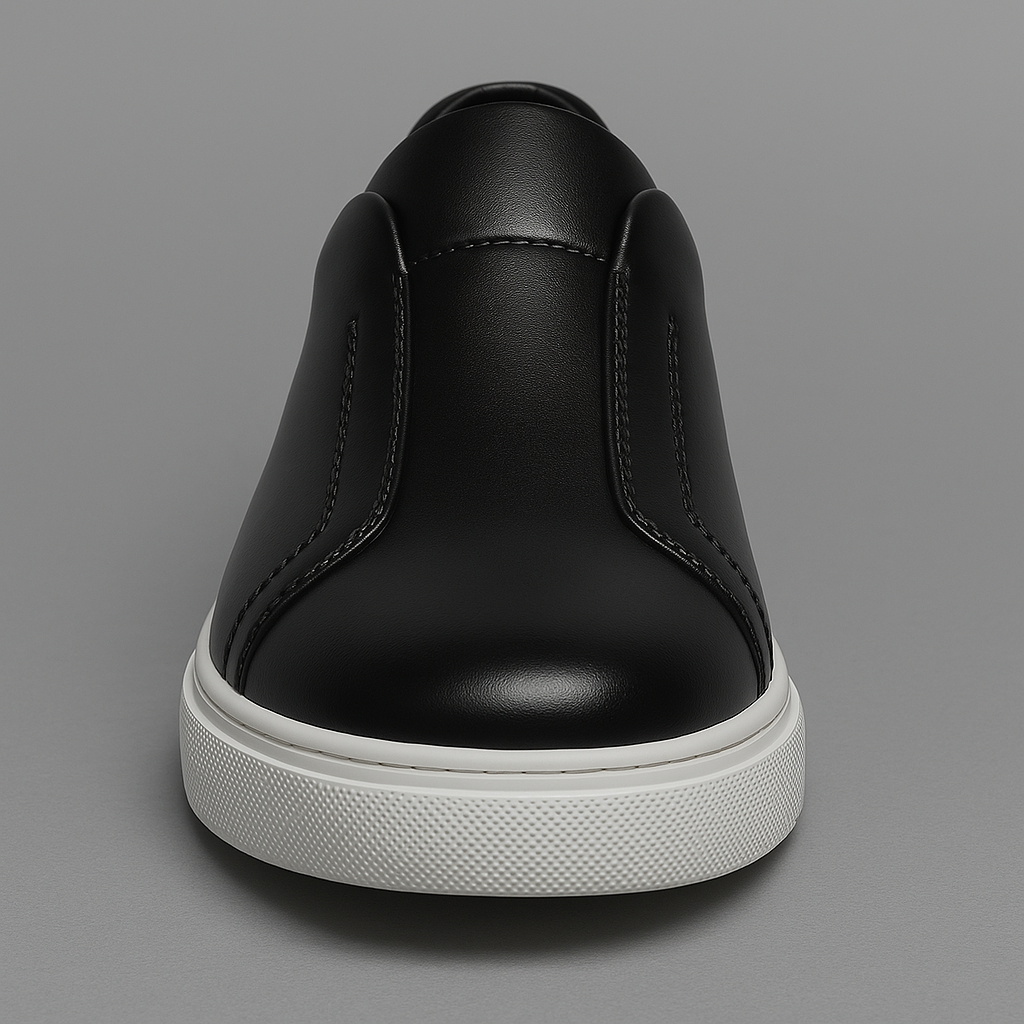 Eleganti scarpe slip-on in pelle