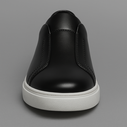 Eleganti scarpe slip-on in pelle