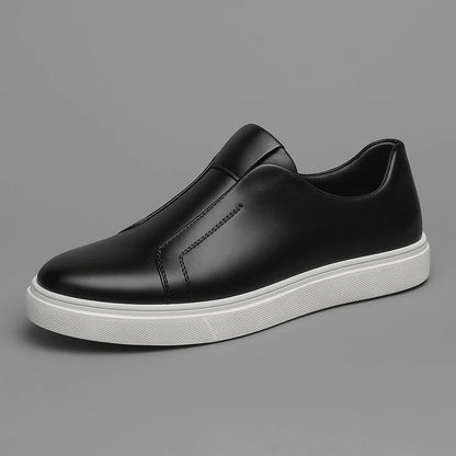 Eleganti scarpe slip-on in pelle