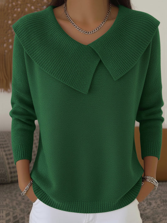Soledad | Maglione Caldo con Collo Risvoltato