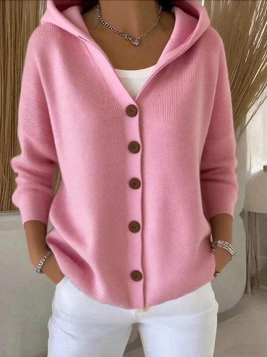 Alessia | Cardigan in Maglia con Cappuccio