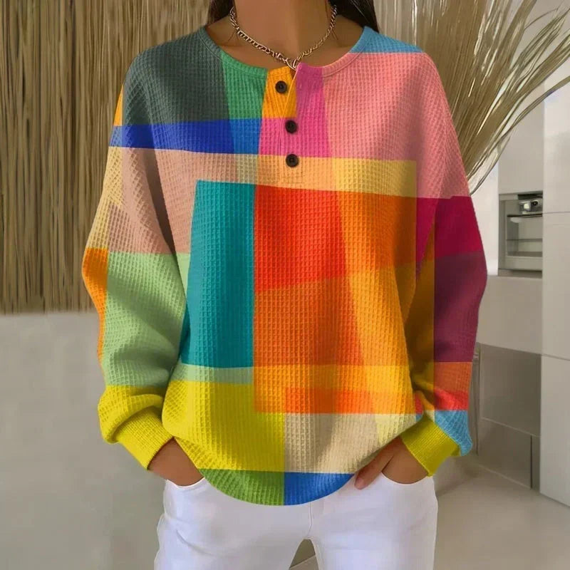Alessandra | Maglione goffrato a doppio strato