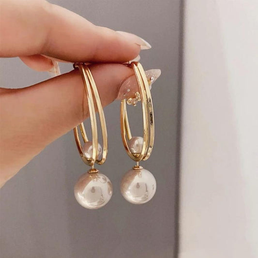 Orecchini Vintage in Oro e Perle
