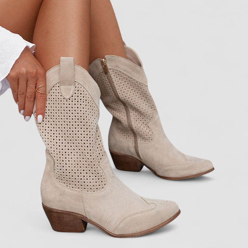 Isabella | Stivale Western con Borchie