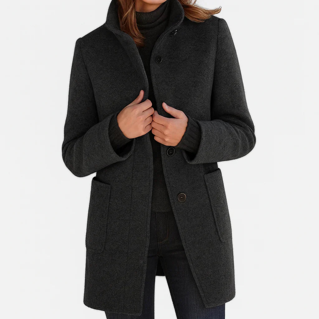 Tessa | Chaqueta de Mujer con Cuello Alto Elegante