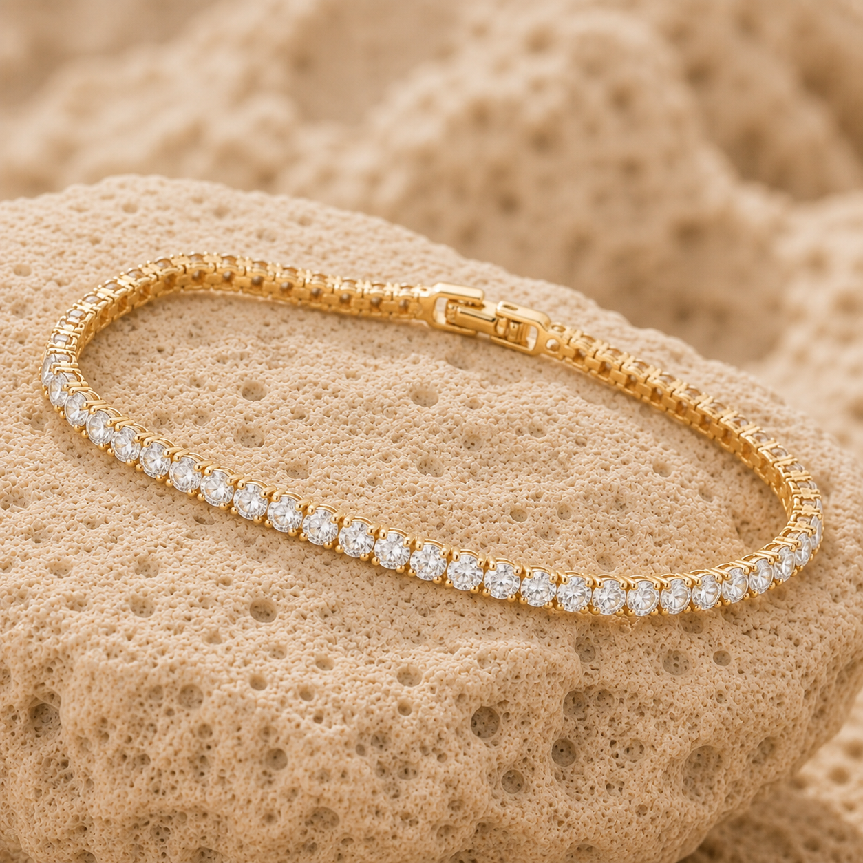 Bracciale d'Oro Tennis
