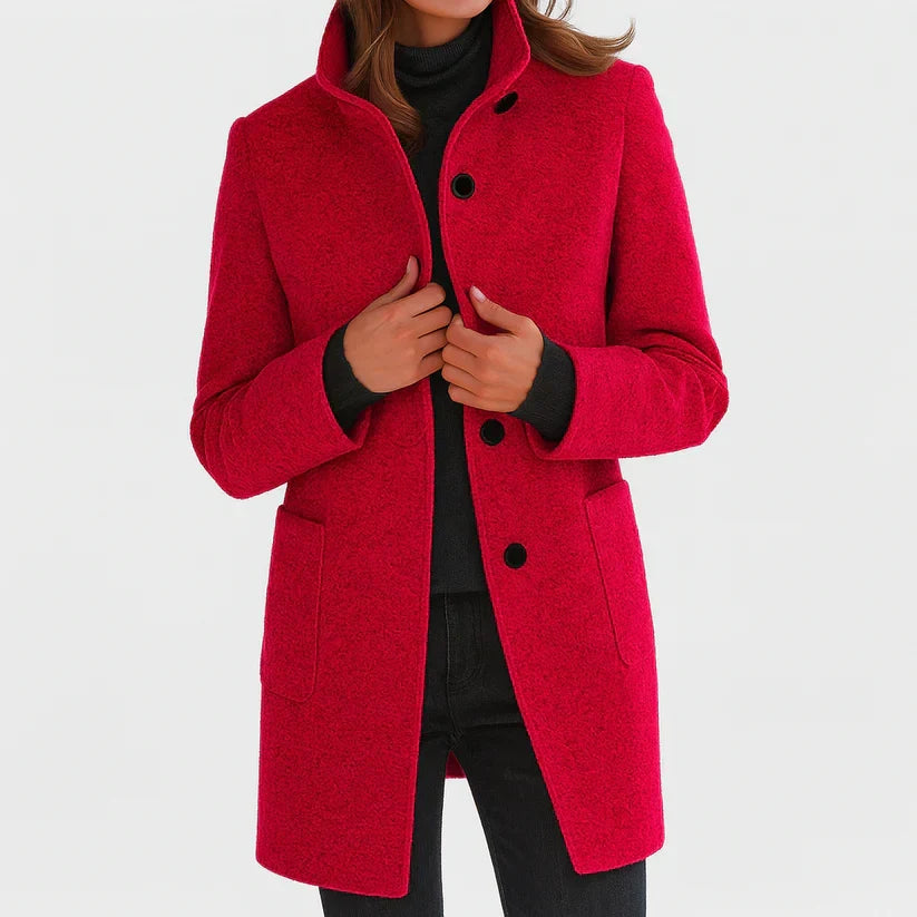 Tessa | Chaqueta de Mujer con Cuello Alto Elegante