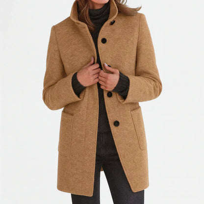 Tessa | Chaqueta de Mujer con Cuello Alto Elegante