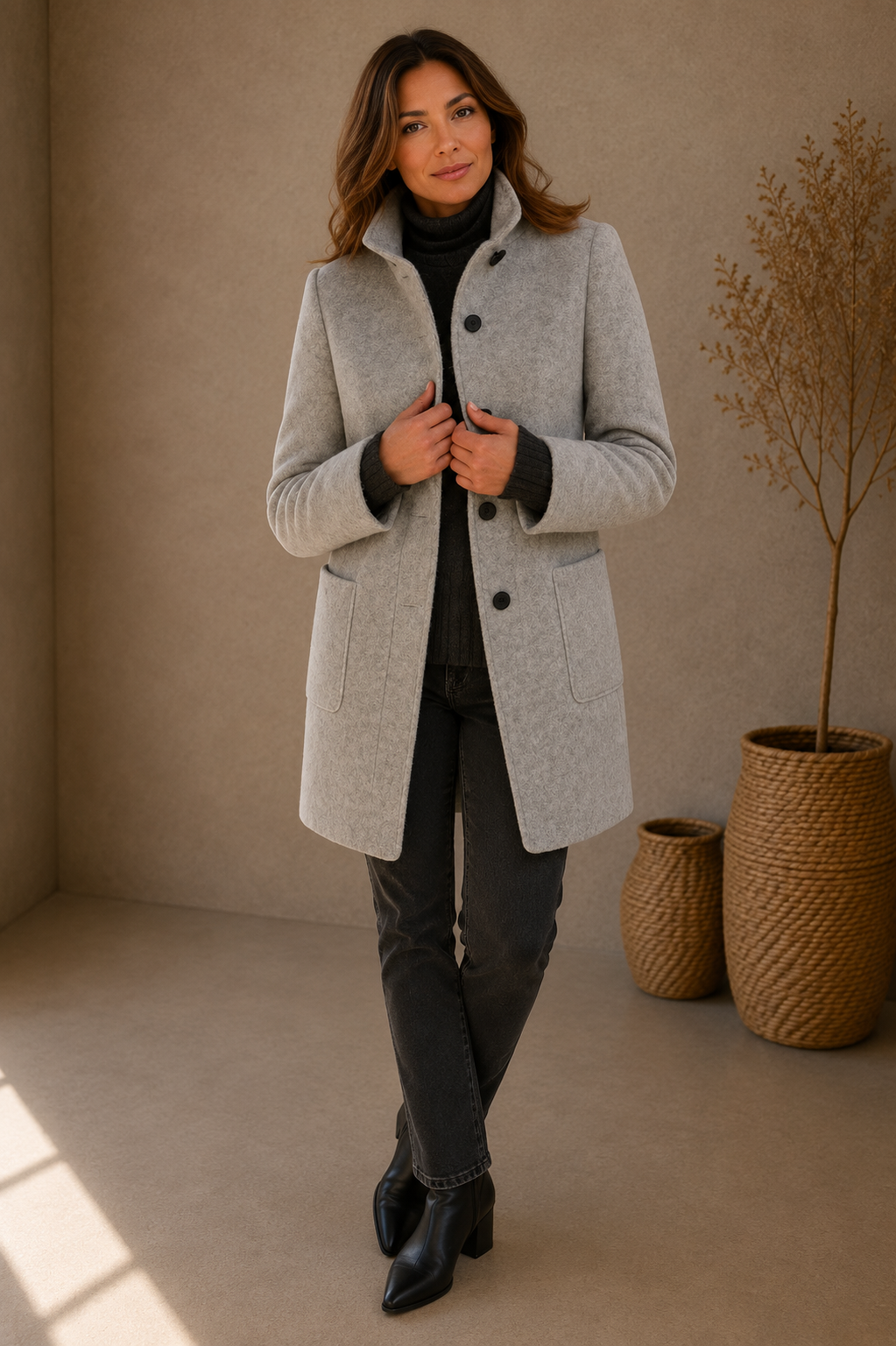 Naylora | Chaqueta de Mujer con Cuello Alto