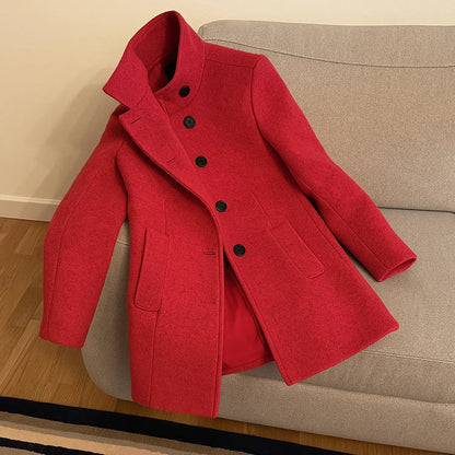 Tessa | Chaqueta de Mujer con Cuello Alto Elegante