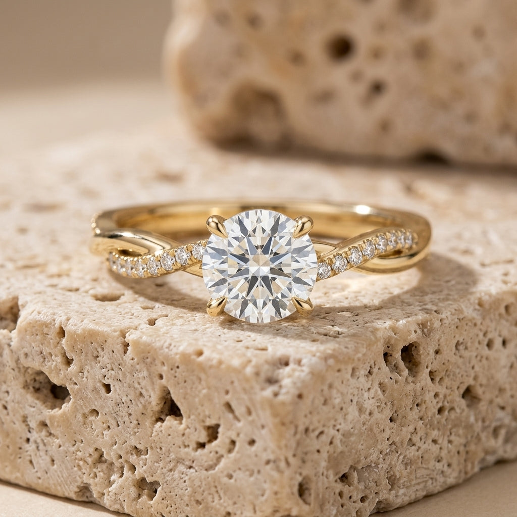 Anello di Diamante Twisted Jane