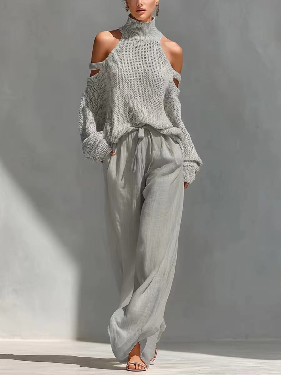 Set di Maglieria e Lino alla Moda