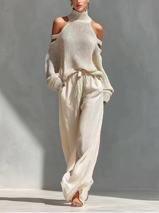 Set di Maglieria e Lino alla Moda
