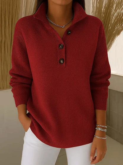 Amelia | Maglia polo con collo a V