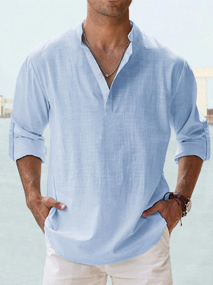 Adriano · Camicia ariosa in lino