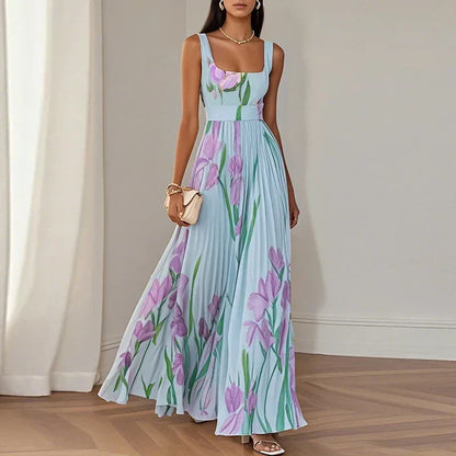 Oriah | Abito Maxi A-Line Floreale