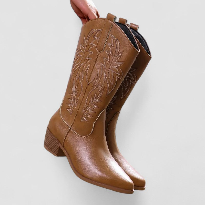 Alessandra | Stivali da Cowboy Western Ricamati