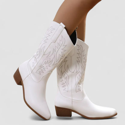 Alessandra | Stivali da Cowboy Western Ricamati