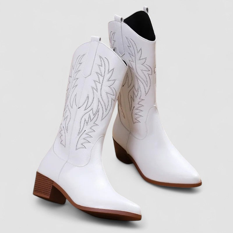Alessandra | Stivali da Cowboy Western Ricamati