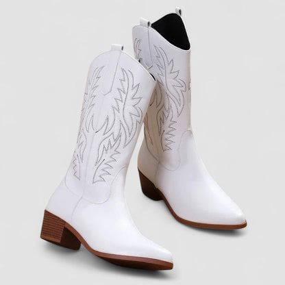 Alessandra | Stivali da Cowboy Western Ricamati