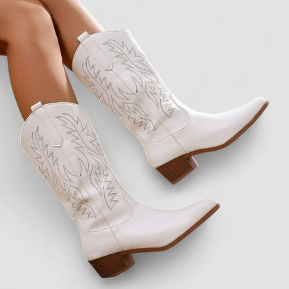 Alessandra | Stivali da Cowboy Western Ricamati