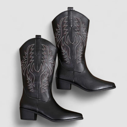 Alessandra | Stivali da Cowboy Western Ricamati