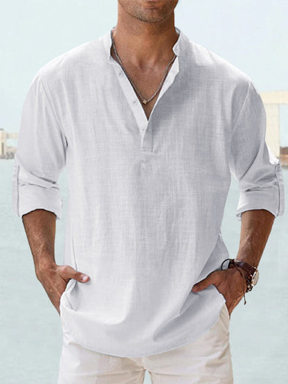 Adriano · Camicia ariosa in lino