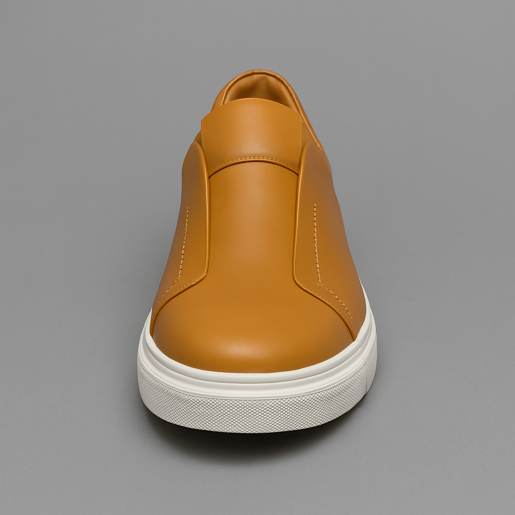 Eleganti scarpe slip-on in pelle