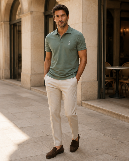 Claudio · Polo in Piqué Morbido