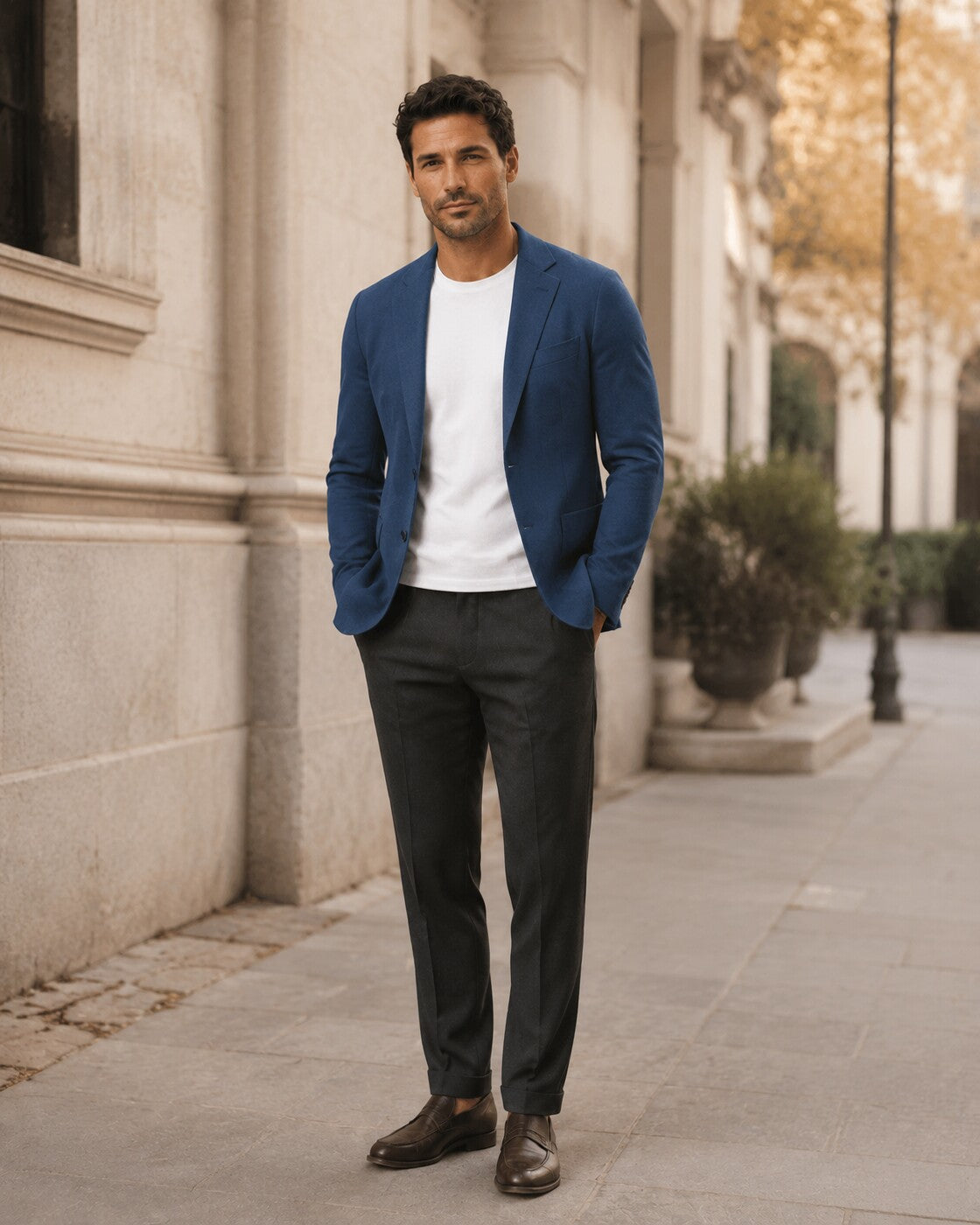 Franco · Giacca sartoriale elegante in lana
