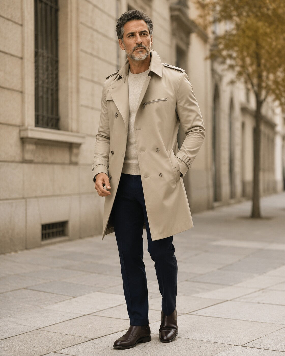 Fulvio · Elegante Cappotto Trench Classico