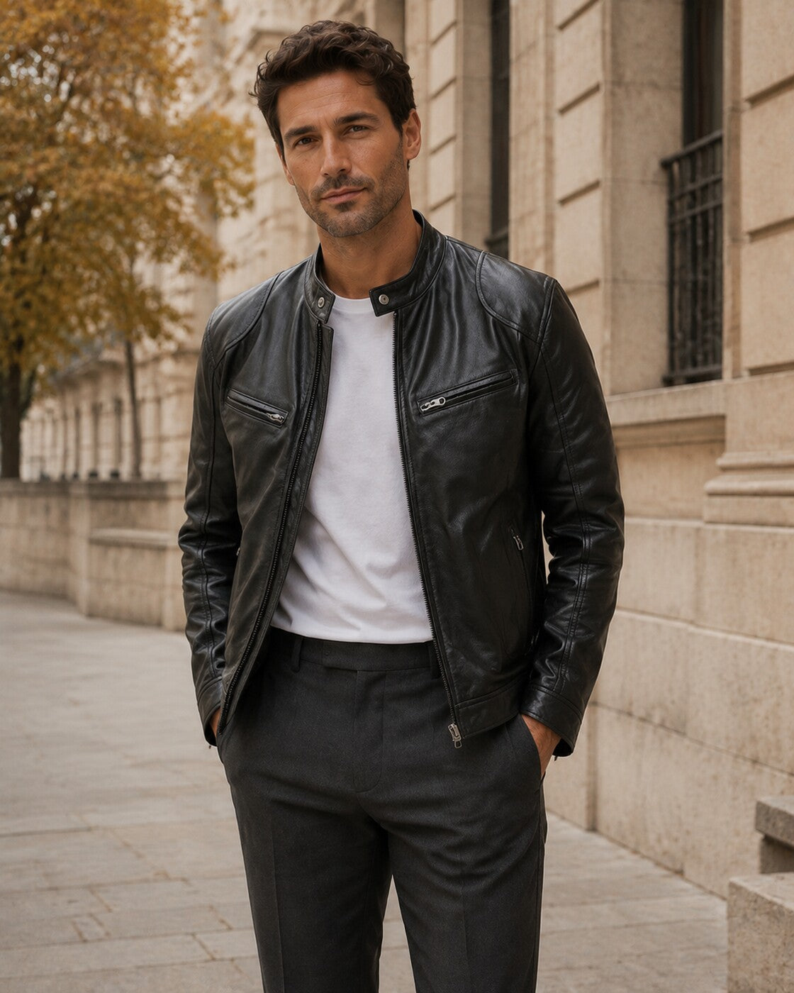 Rocco · Giacca di Pelle elegante