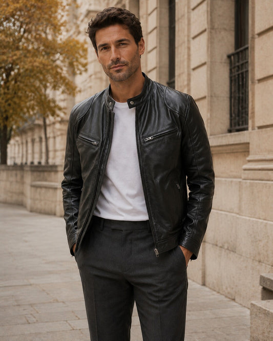 Rocco · Giacca di Pelle elegante