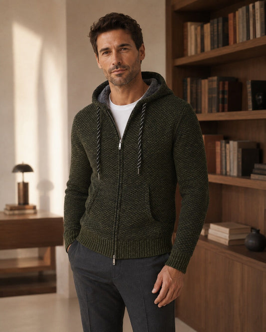 Tarcisio · Maglione Confortevole con Cappuccio